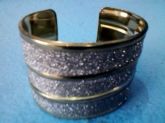 Bracelete prata e dourado